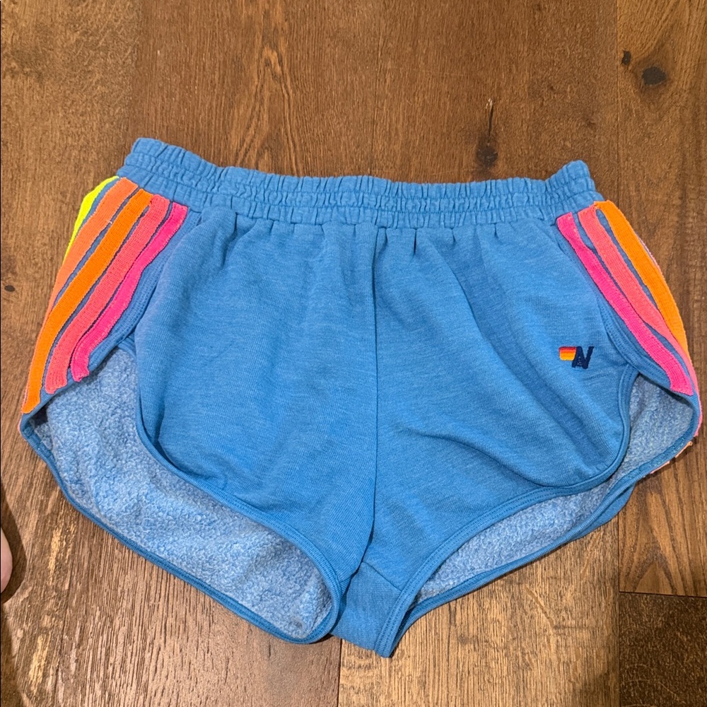 Aviator Nation 5 Stripe Sweatshort size medium